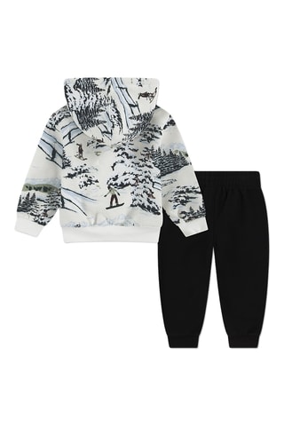 Sweat à capuche et jogging - Blanc