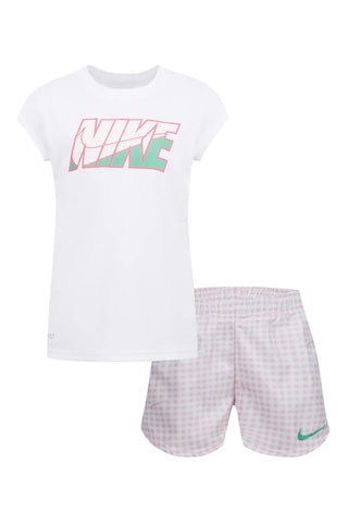 Tshirt et short - Blanc et rose