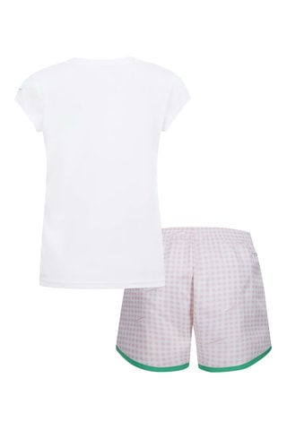 Tshirt et short - Blanc et rose