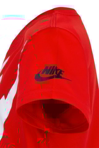 Tshirt et short - Blanc, noir, rouge et bleu