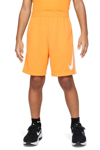 Short - Blanc et orange