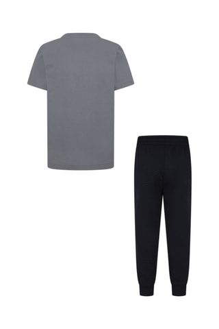T-shirt et pantalon Sneaker School - Jordan - Blanc, noir et gris