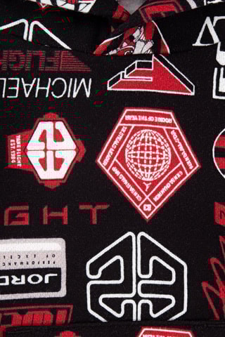 Sweat à capuche et pantalon Brooklyn - Jordan - Noir, rouge et gris