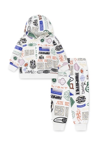 Sweat à capuche et pantalon Brooklyn - Jordan - Blanc, noir et vert