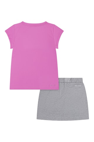 T-shirt et jupe-short - Gris