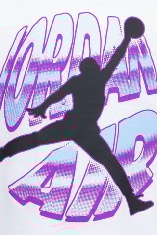 Tshirt et short Stacked - Blanc, bleu et violet