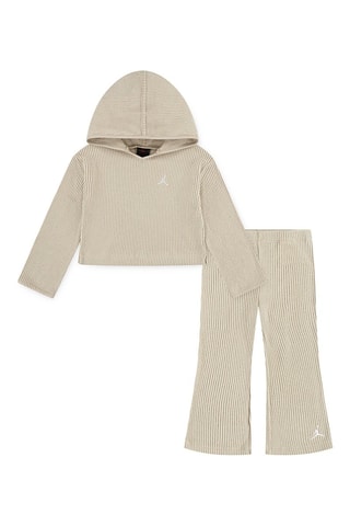 Sweat à capuche et pantalon - Beige