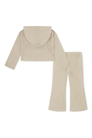 Sweat à capuche et pantalon - Beige