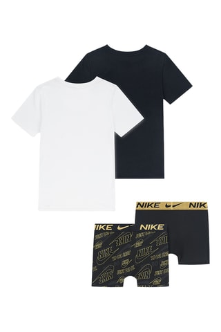2 T-shirts et 2 boxers - Noir