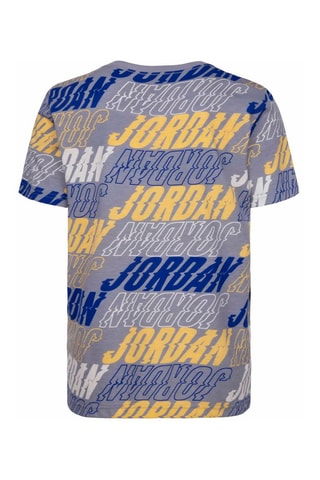 Tshirt - Blanc, bleu, jaune et gris