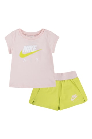 Tshirt et short Air - Vert et rose