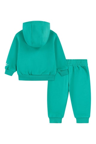 Sweat à capuche et pantalon - Vert, jaune et violet