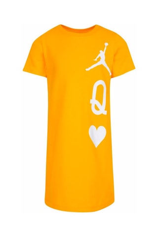 Robe  Tshirt - Blanc et jaune