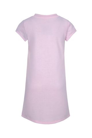 Robe t-shirt - Blanc et rose