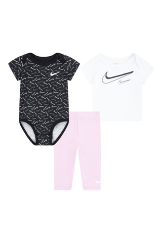 Ensemble 3 pièces - Nike - Blanc, noir et rose