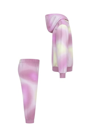 Sweat et pantalon tie and dye - Nike - Blanc et rose