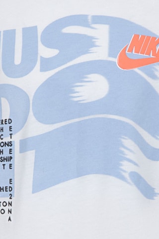 T-shirt On The Move - Nike - Blanc, rouge et bleu