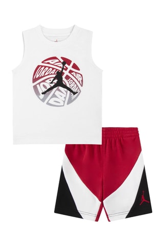 Ensemble 2 pièces - Blanc et rouge