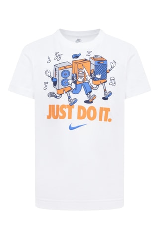 T-shirt Music Boxy - Nike - Blanc