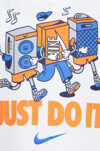 T-shirt Music Boxy - Nike - Blanc