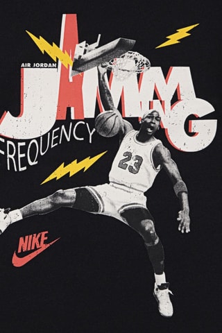 T-shirt Michael Jordan - Noir