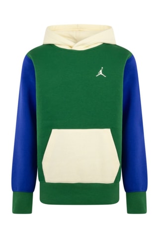 Sweat à capuche Brooklyn - Jordan - Blanc, bleu et vert