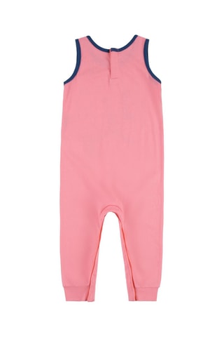 Combinaison - Blanc, bleu, jaune et rose