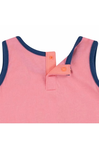 Combinaison - Blanc, bleu, jaune et rose