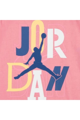 Combinaison - Blanc, bleu, jaune et rose