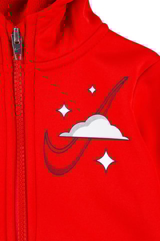 Sweat à capuche et jogging - Blanc, noir, rouge et gris