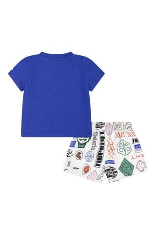 Tshirt et short Brooklyn - Blanc et bleu