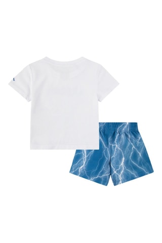 Tshirt et short Sport - Blanc et bleu
