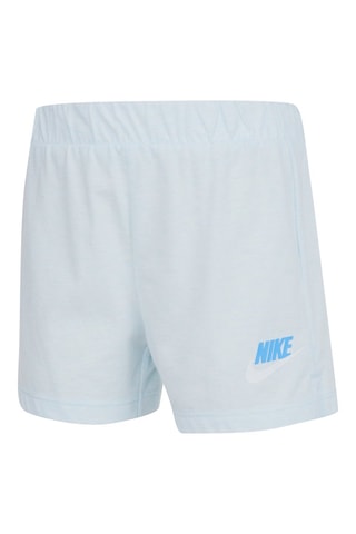 Débardeur et short - Blanc, bleu et gris