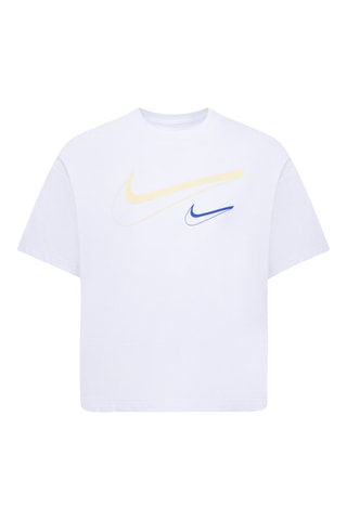 Tshirt Swoosh Boxy - Blanc