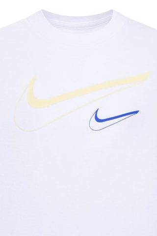 Tshirt Swoosh Boxy - Blanc