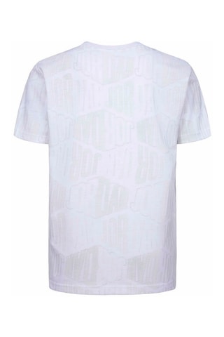 Tshirt - Blanc, bleu et gris