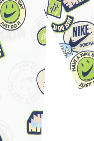 Grenouillère Aop Footed Coverall - Blanc et vert