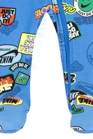 Grenouillère Aop Footed Coverall - Bleu