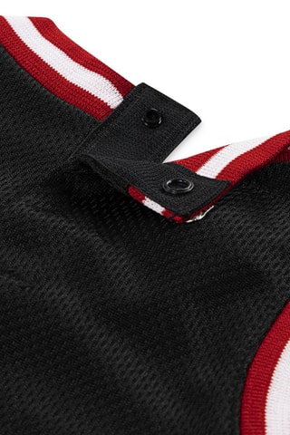 Robe et culotte - Blanc, noir et rouge