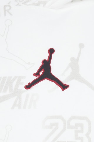 Sweat à capuche - Blanc et gris