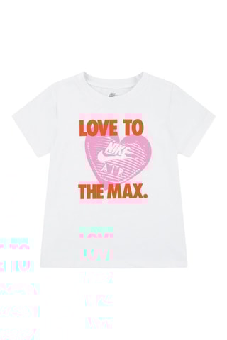 T-shirt - Blanc, orange et rose