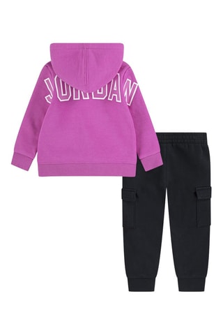 Sweat à capuche et pantalon - Noir et rose