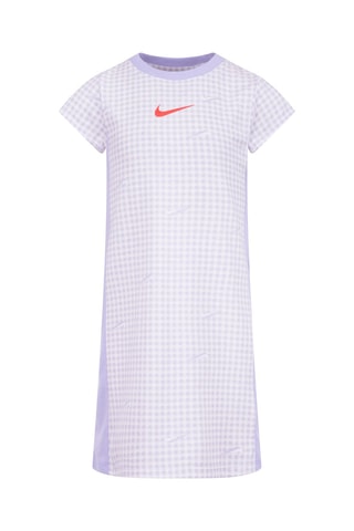 Robe  Tshirt - Blanc, violet et rose