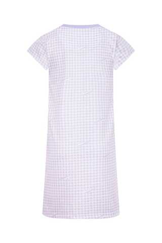 Robe  Tshirt - Blanc, violet et rose