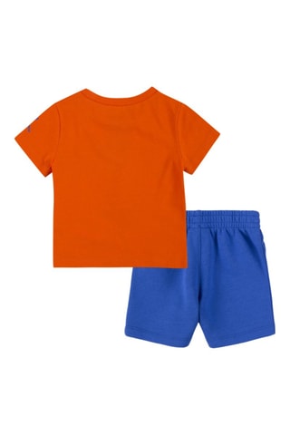 Tshirt et short Flight - Bleu et orange