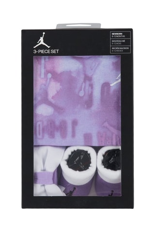 Ensemble 3 pièces tie and dye - Blanc et rose