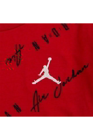 Tshirt et short - Blanc, noir et rouge