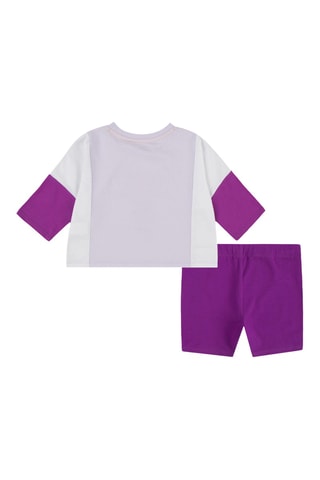 T-shirt et cycliste - Violet