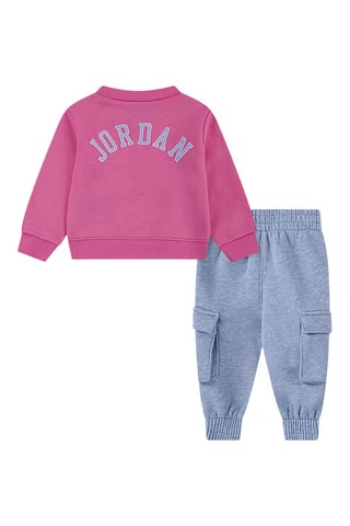 Sweat et pantalon polaires - Bleu et rose