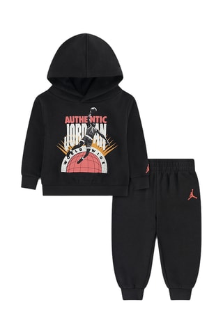 Sweat à capuche et jogging - Noir